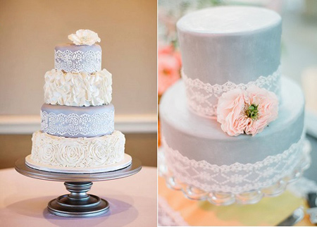تزیین کیک های عقد و عروسی,کیک عروسی به رنگ های ملیح